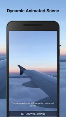 3D Airplane Live Wallpaper android App screenshot 2