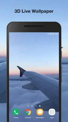 3D Airplane Live Wallpaper android App screenshot 3